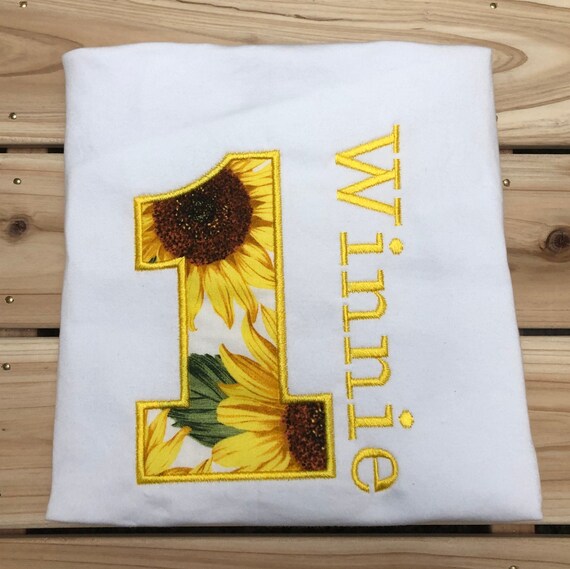 Sunflower Birthday Shirt Toddler 