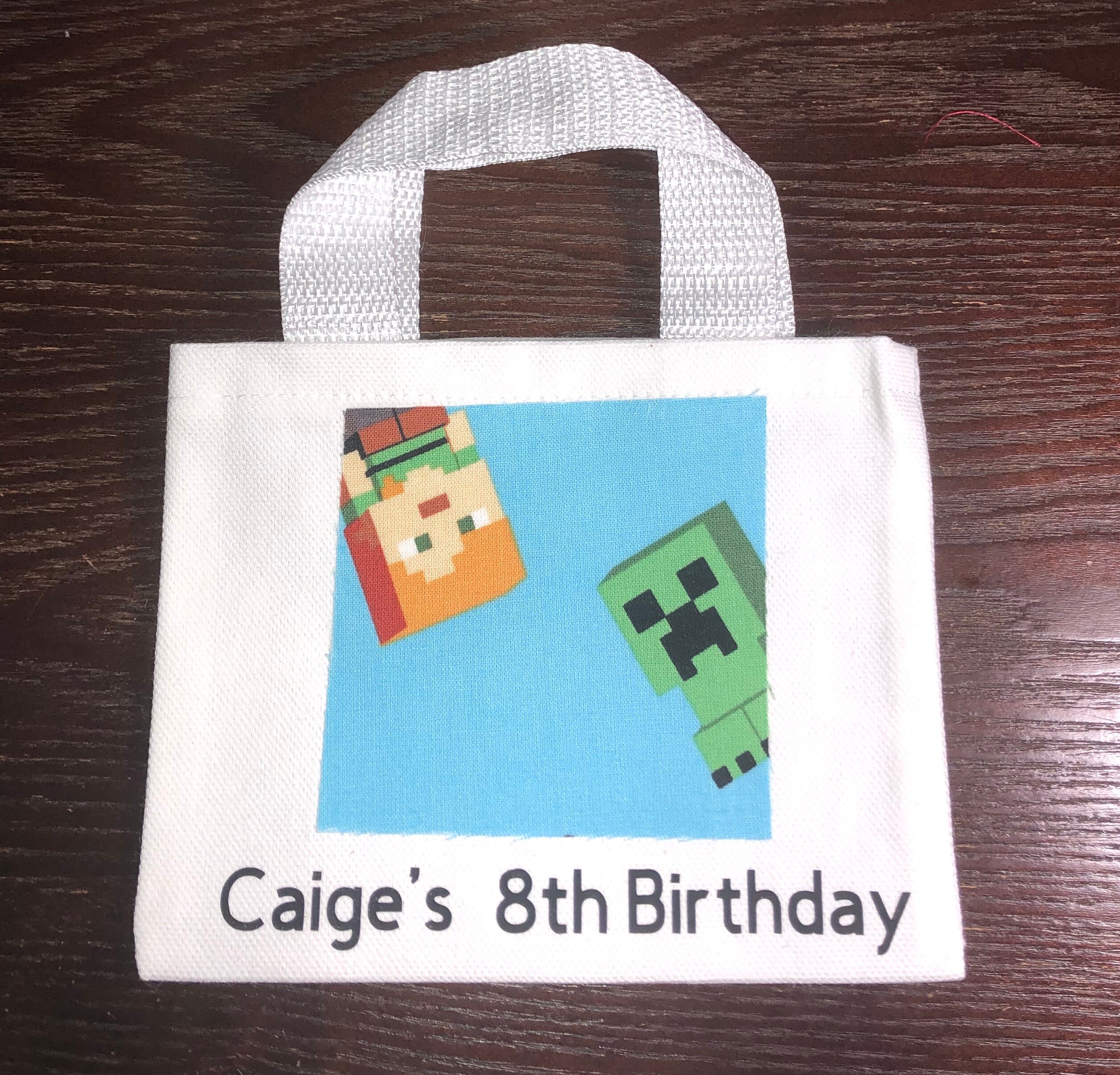 Minecraft Goodie Bag bolsa de regalo de Minecraft Minecraft Etsy