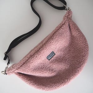 MOONI - alle Farben / Moonbag aus Cord oder Teddy / Halbmondtasche / Halbkreistasche