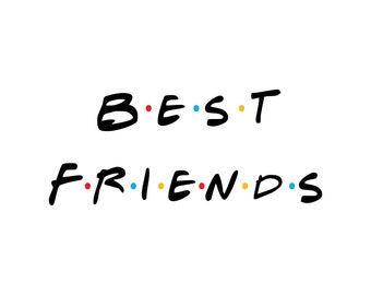 Download Friends font | Etsy