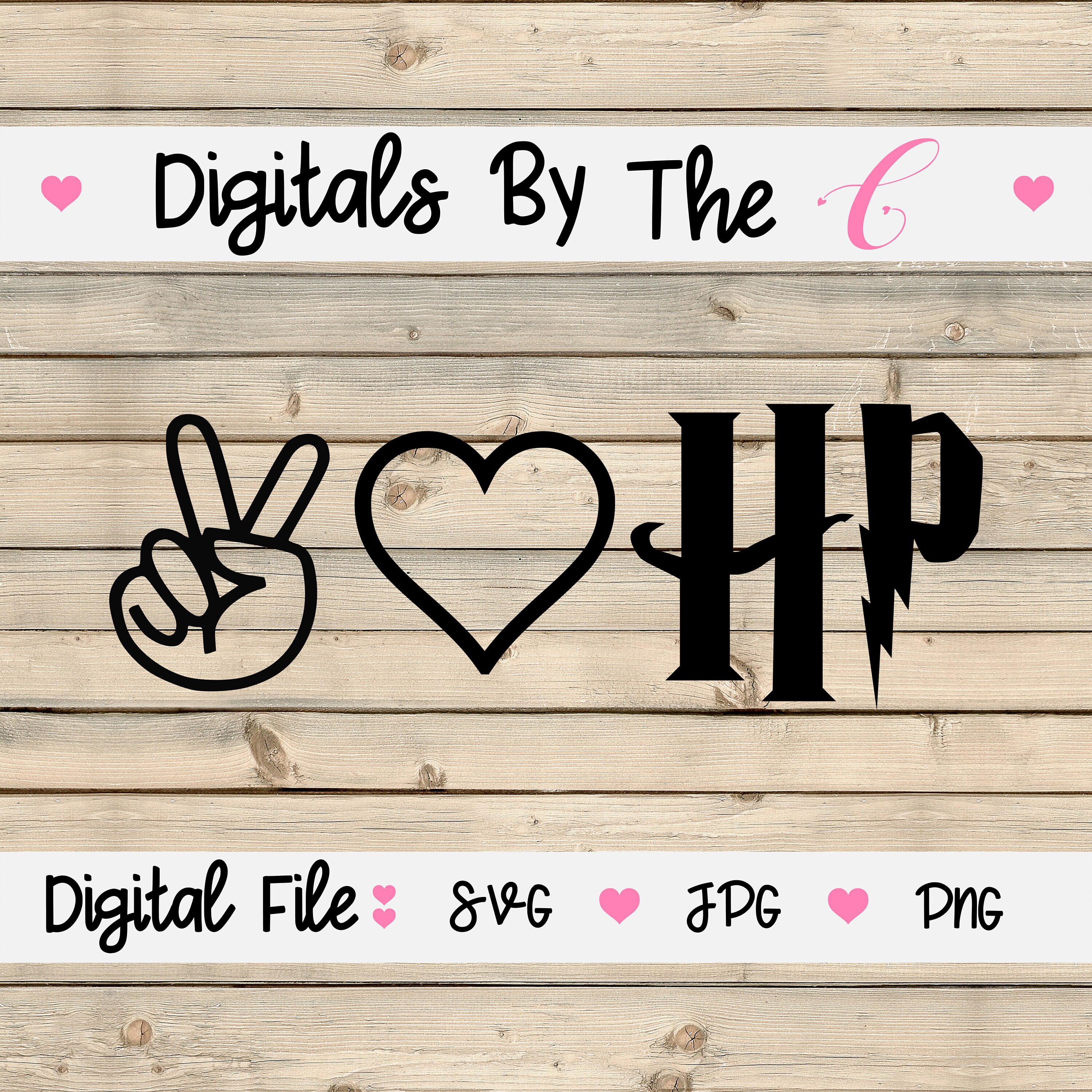 Peace Love HPDumbledore Wizard Boy Hogwarts Harry svg | Etsy