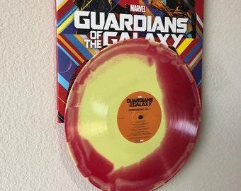 Album Cover and Vinyl Record Wall Mount Shelf Display Black