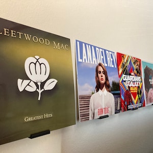 Vinyl Record Album Wall Mount Art Display Shelf