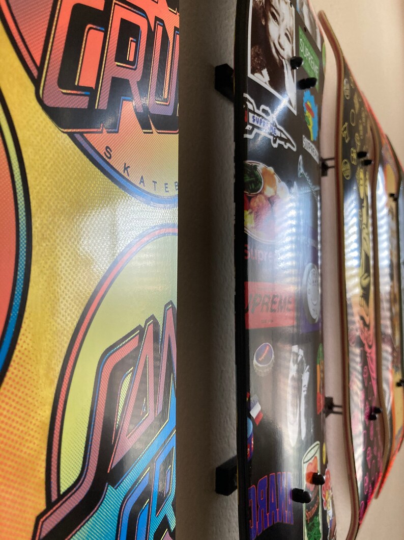 Skateboard Deck Display Floating Wall Mount Etsy