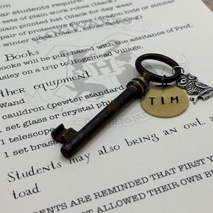 Personalized Printed Wizard School Acceptance Letter, School of Witchcraft and Wizardry, Wax Sealed Parchment letter for wizard student image 4