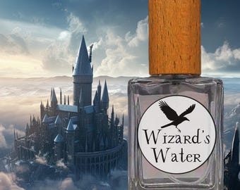 Wizard's Water Handcrafted Potter Inspired Perfume Wizard Potion Fragrance with Beetroot, Vetiver Turkish Rose  Magical Gift for Wizard Fans