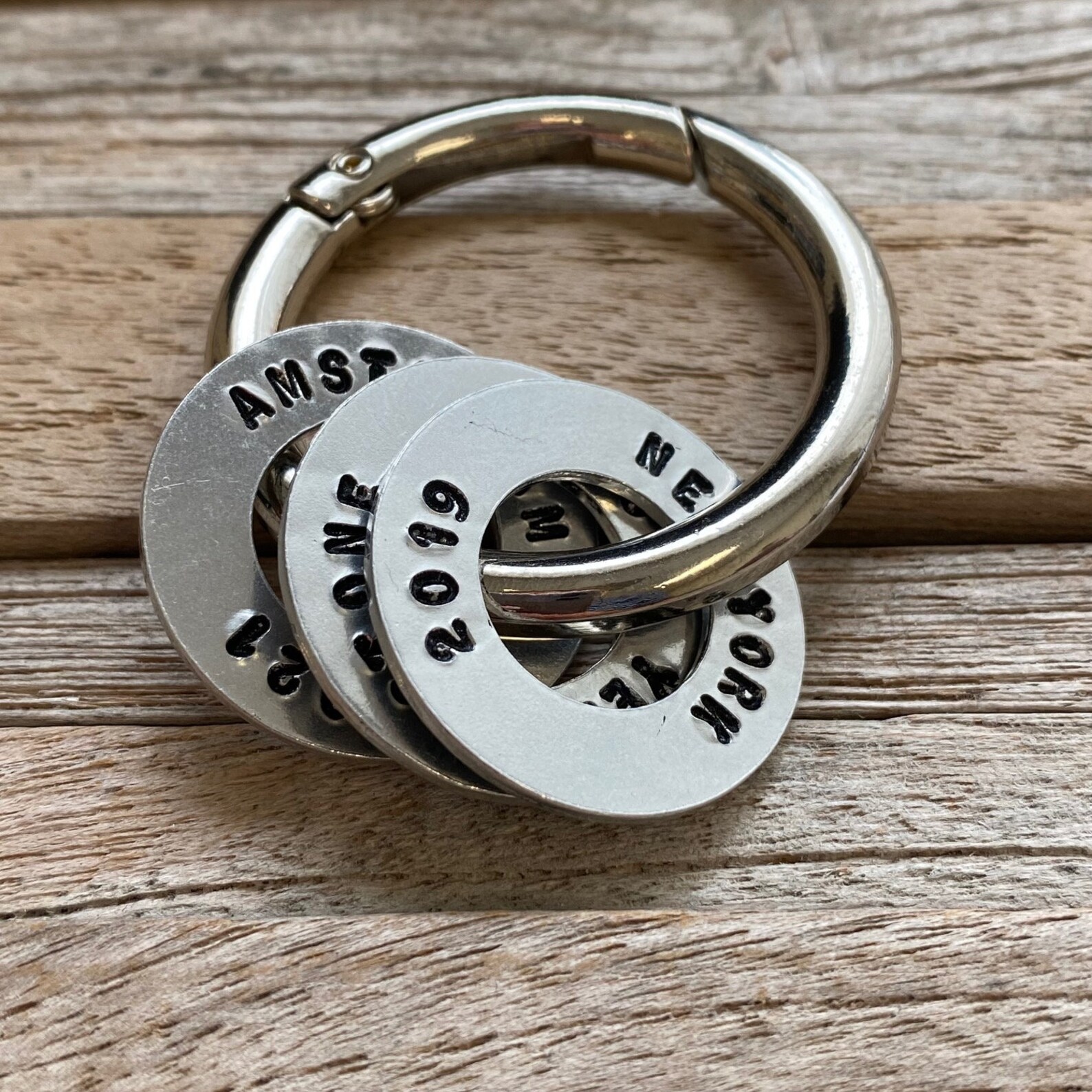 Custom travel tokens SET keychain lanyard travel lover gift Etsy