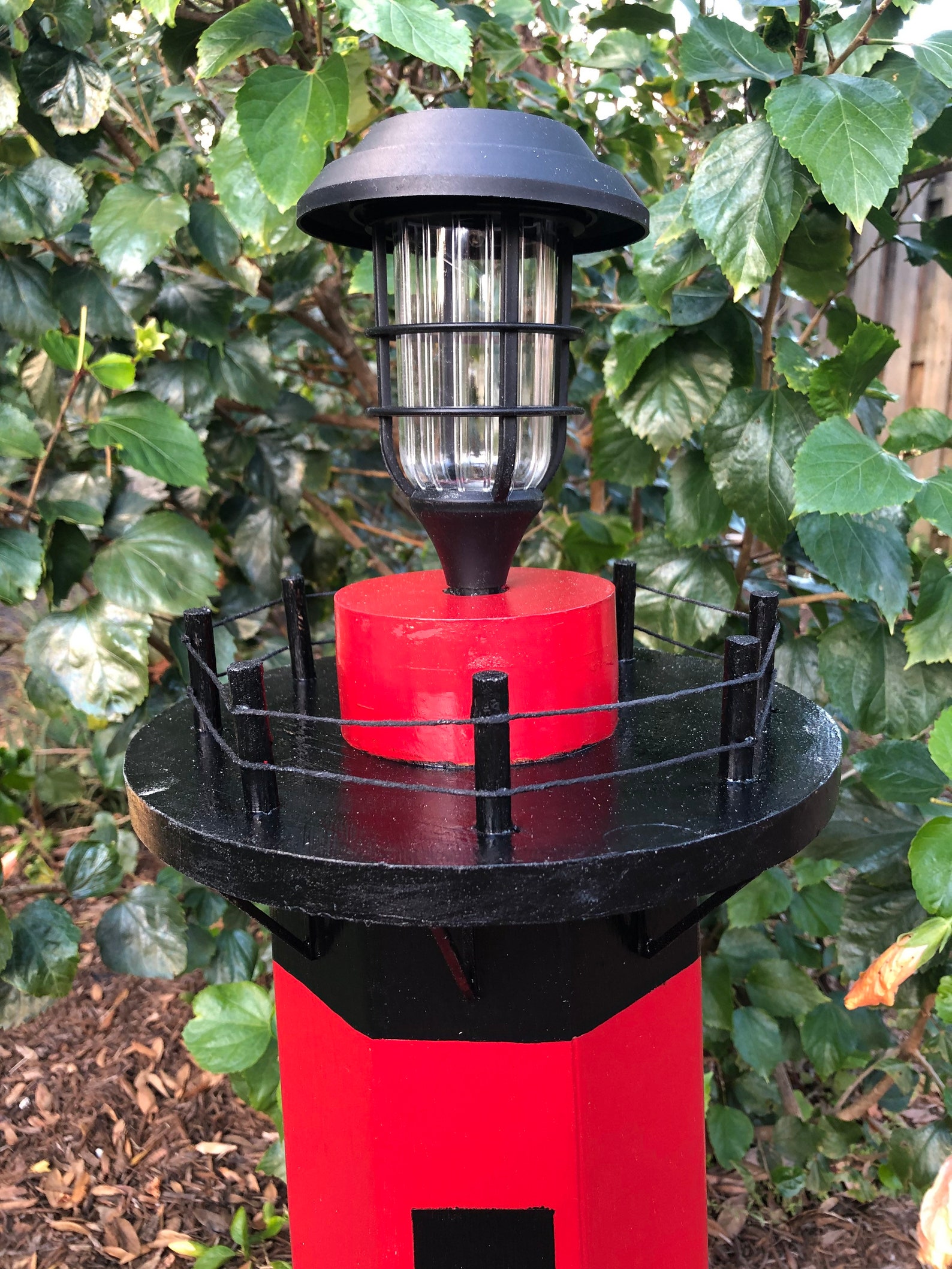 Solar Powered Lighthouse for Garden and Yard Decoration Etsy