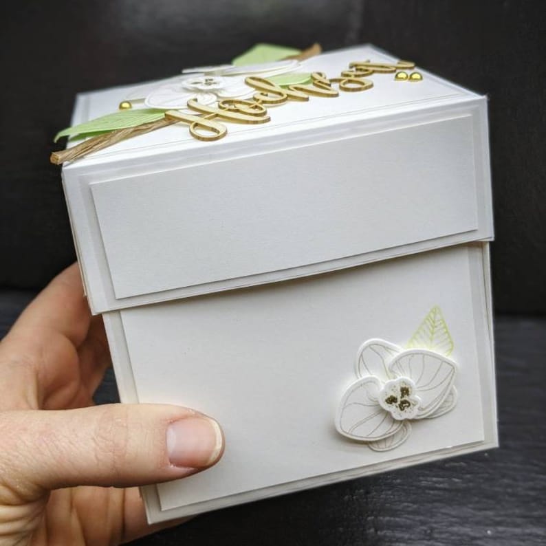 Explosion box for wedding money gift for newlyweds | Etsy
