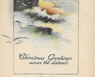 Vintage Christmas briefkaart