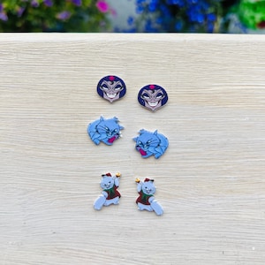 Yzma Earrings/Llama Juice Earrings/Emperor&#39;s New Groove/Kuzco/Yzma/Handmade to Order/Stud Earrings/Nickel Free/Hypoallergenic