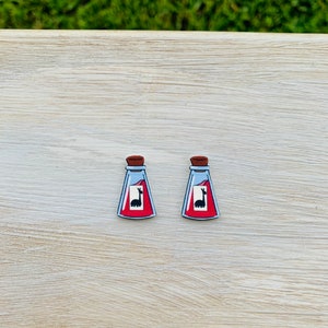 Llama Juice Earrings/Emperor's New Groove/Kuzco/Yzma/Handmade to order/Stud Earrings/Nickel Free/Hypoallergenic