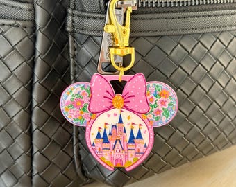 Bag Charm Take Me to the Castle: Disney Castle, Disney Inspired Accessories, Handmade