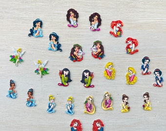 Fairies & Princess Earrings/Ariel/The Little Mermaid/Disney Princess/Handmade to Order/Stud Earrings/Nickel Free/Hypoallergenic