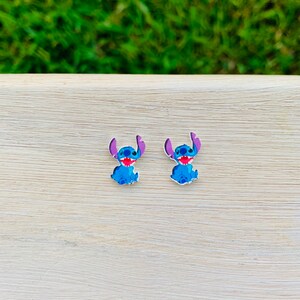 Experiment 626 Earrings/Ohana/Handmade to Order/Stud Earrings/Nickel Free/Hypoallergenic