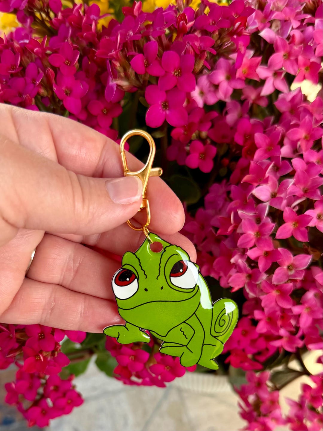 Tangled Pascal Charm Bag Charm Pascal: Disney Castle, Disney Inspired Accessories, Tangled ...