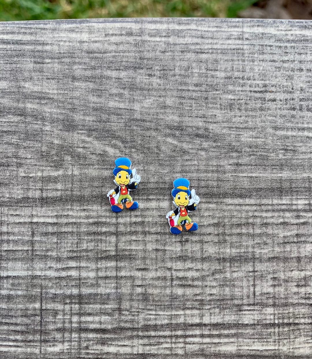 Jiminy Cricket Earrings/pinocchio/handmade to Order/stud Earrings