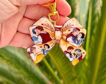Bag Charm I am Wishing: Disney Castle, Disney Inspired Accessories, Snow White, Handmade