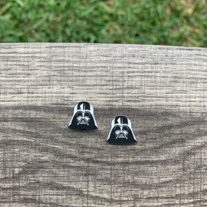 The Dark Side of the Force Earrings/Handmade to order/Stud Earrings/Nickel Free/Hypoallergenic