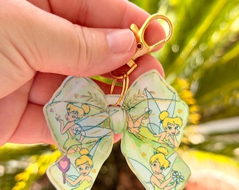 Bag Charm Pixie Dust Fairy: Disney Castle, Disney Inspired Accessories, Tinkerbell, Handmade