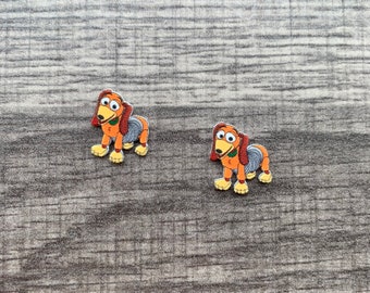 Slinky Dog Earrings/toy Story /pixar/handmade to Order/stud