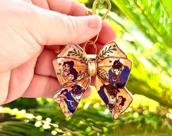 Bag Charm Beauty and the Beast: Disney Castle, Disney Inspired