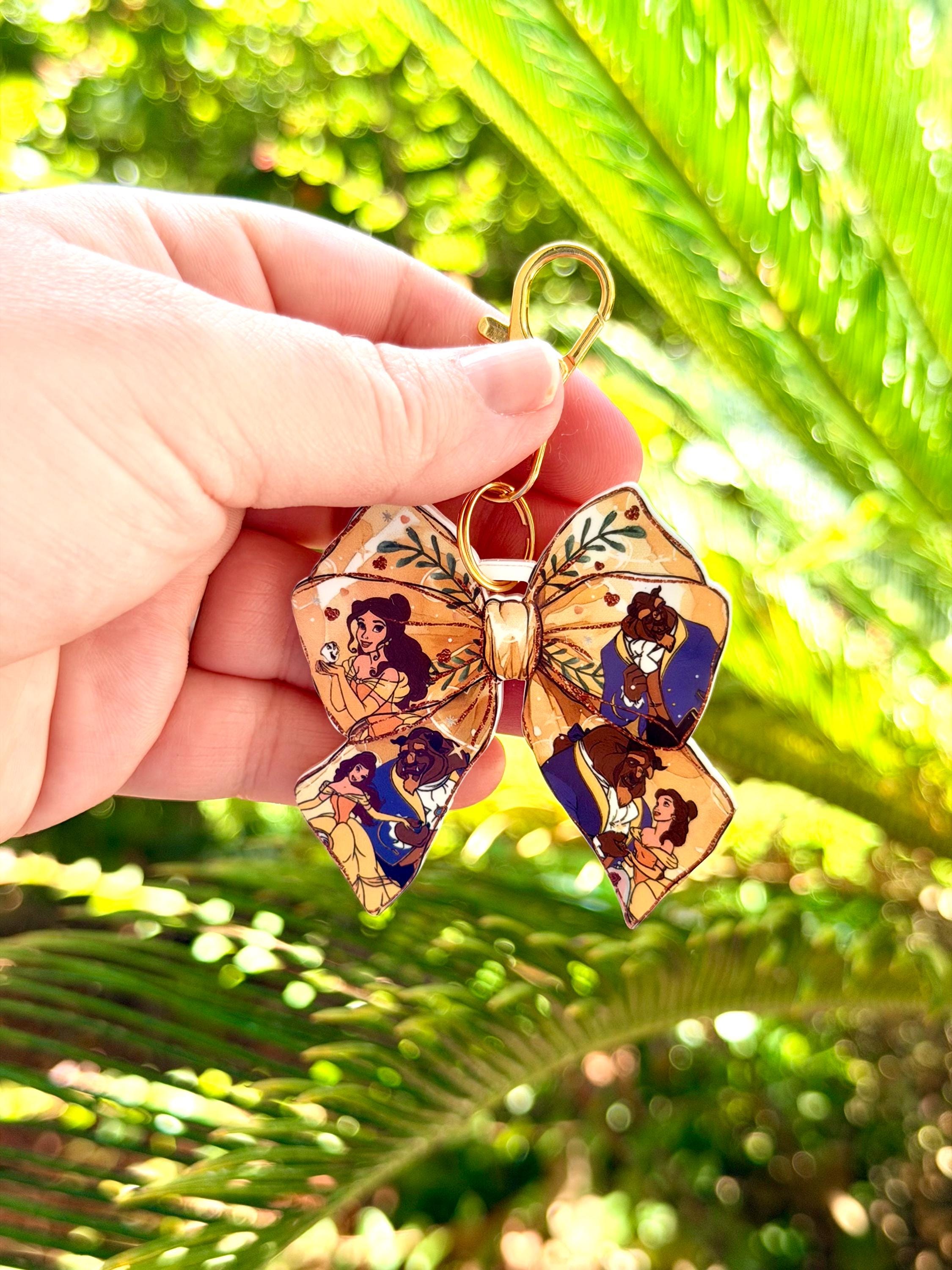 Bag Charm Beauty and the Beast: Disney Castle, Disney Inspired