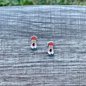 Beaker Earrings/Muppets/Hollywood Studios/Handmade to Order/Stud Earrings/Nickel Free/Hypoallergenic