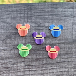 Dapper Dan Earrings/Handmade to Order/Magic Kingdom/Stud Earrings/Nickel Free/Hypoallergenic