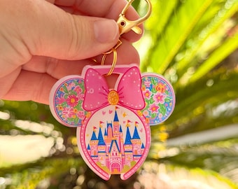 Bag Charm Take Me to the Castle: Disney Castle, Disney Inspired Accessories, Handmade