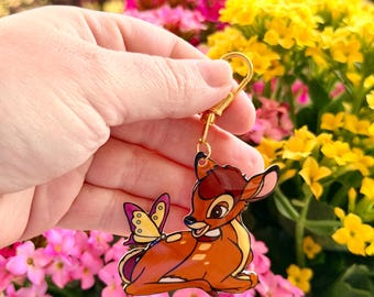 Bag Charm Bambi: Disney Castle, Disney Inspired Accessories, Handmade