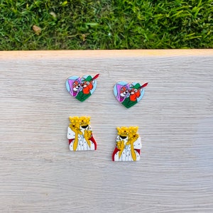 Robin Hood Earrings/Handmade to Order/Stud Earrings/Nickel Free/Hypoallergenic