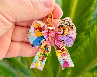 Bag Charm Hundred Acre Wood and Friends: Winnie The Pooh, Handmade