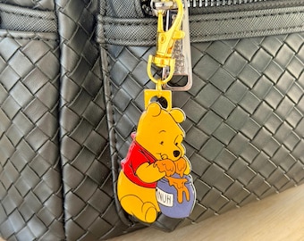 Bag Charm Pooh's Honey Pot: Winnie The Pooh, Handmade