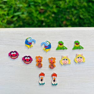 Muppet Earrings/Kermit/Hollywood Studios/The Muppets Shirt/Kermit Minnie Ears/Kermit Shirt/Stud Earrings/Nickel Free/Hypoallergenic