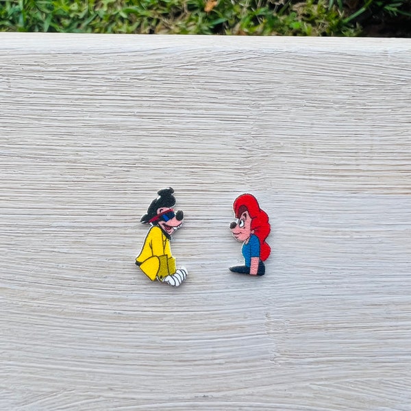 Max as Powerline/A Goofy Movie Earrings/Max/90s Disney/Handmade to Order/Stud Earrings/Nickel Free/Hypoallergenic