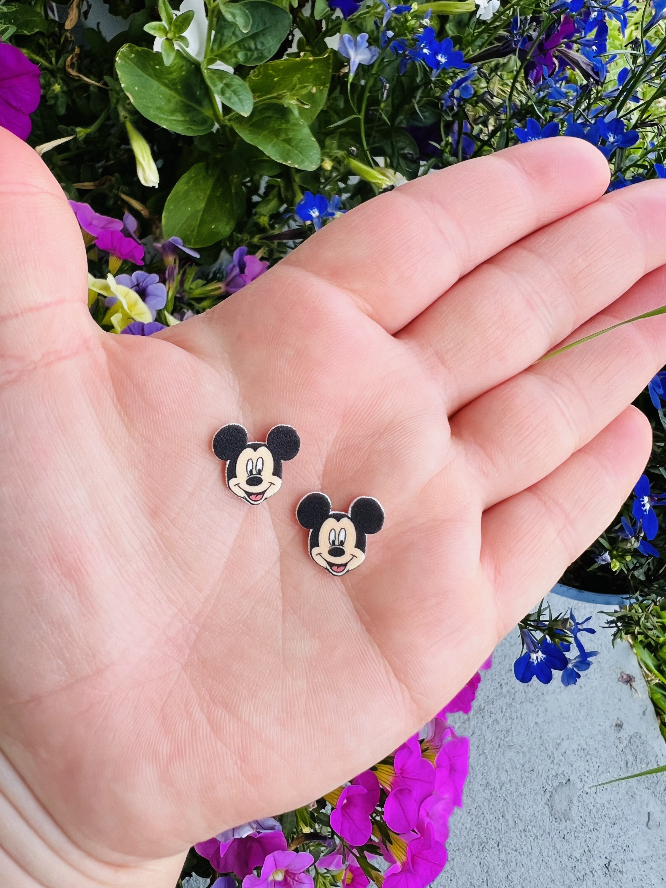 Baublebar Mickey Mouse Disney Doughnut Stud Earrings - Pink