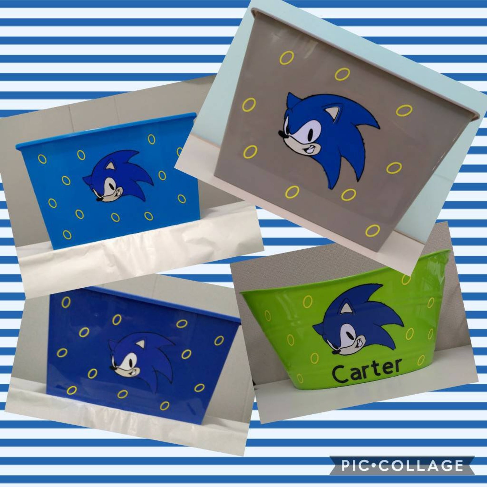 Easter BasketSonic el erizo inspirado jugadores Etsy