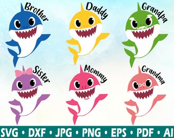 Download Baby shark svg | Etsy