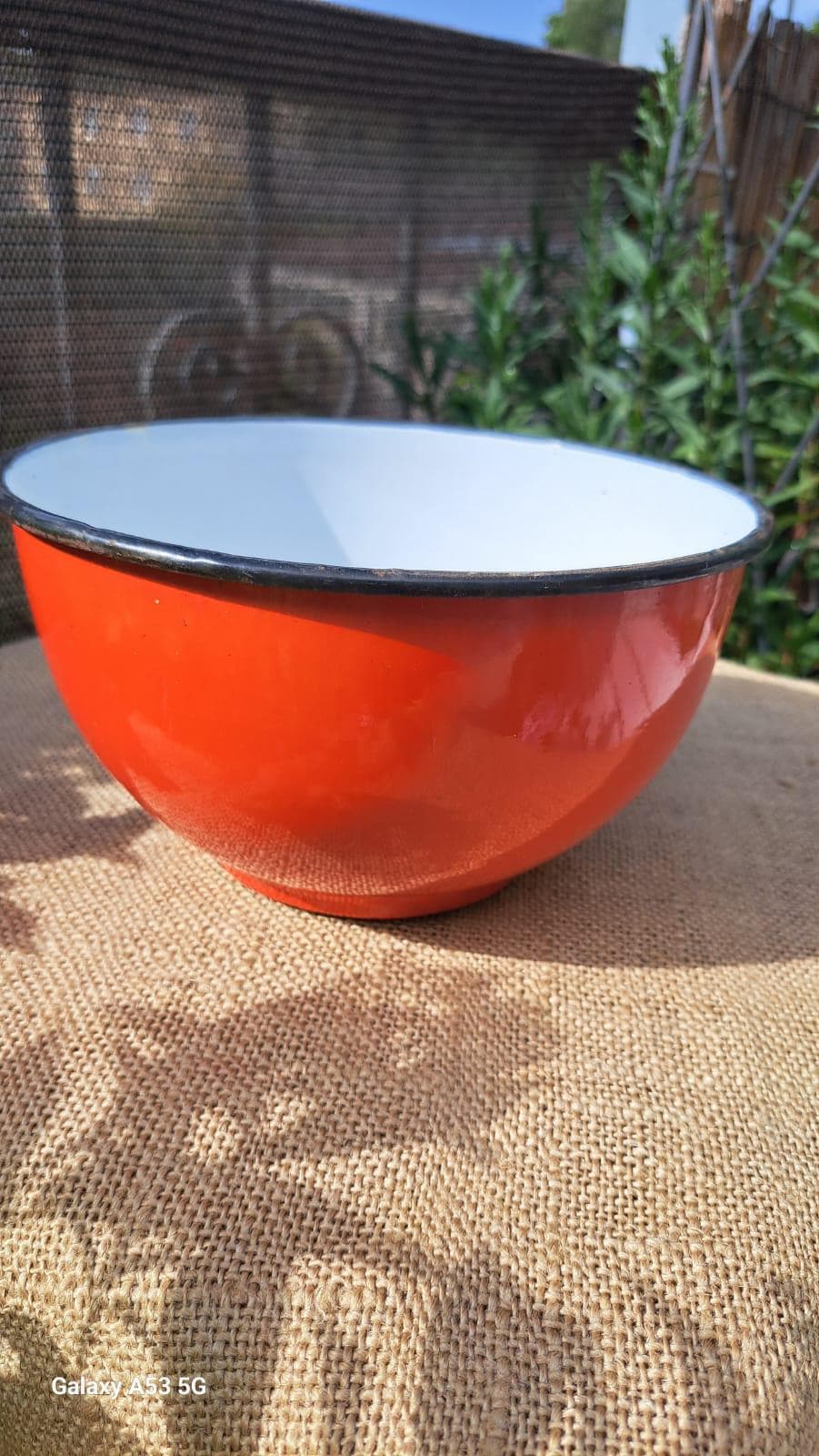 COLLBATH 2er Set Emaille-Schüsseln Vintage - Große Küchenbehälter Für Teig, Mixen & Aufbewahrung