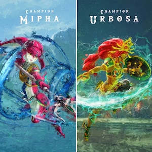 Zelda Breath of The Wild Champion Art Poster