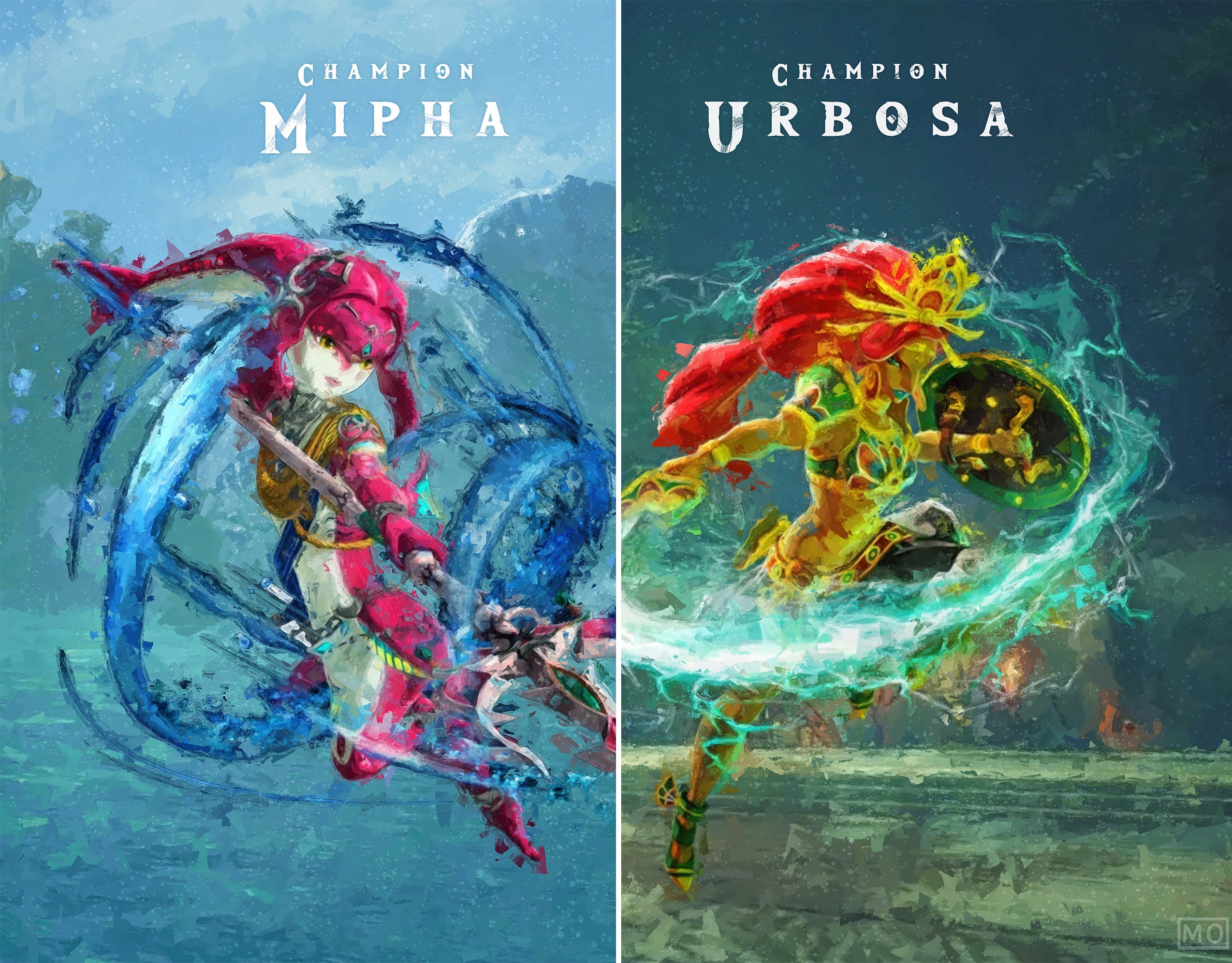 The Champions | Art Poster | The Legend of Zelda Breath of The Wild