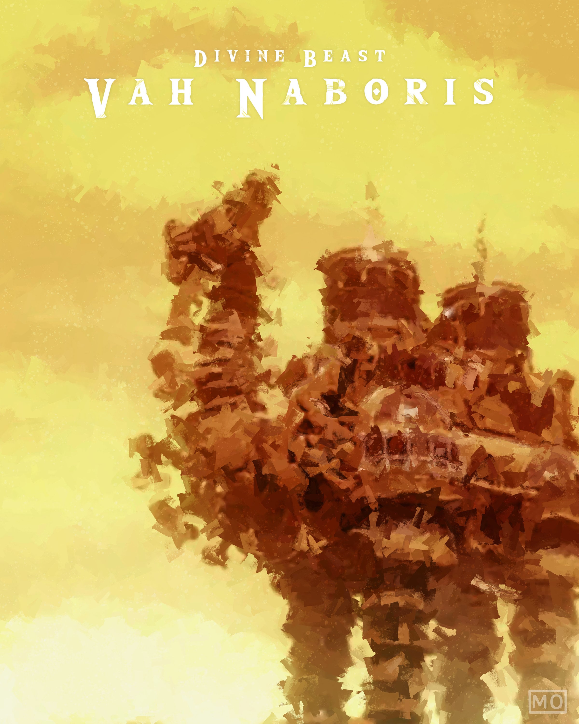 神獣アートポスター：ゼルダの伝説 ブレス オブ ザ ワイルド - Etsy 日本