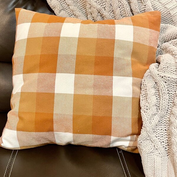 Flannel Pillow Etsy