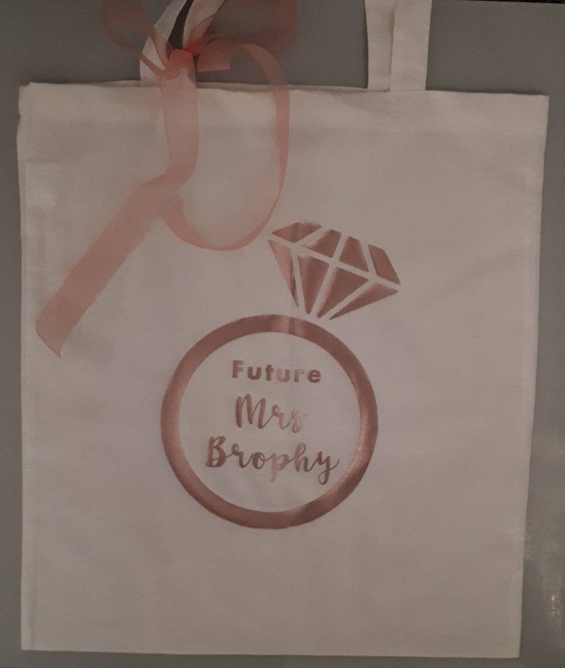 future mrs tote bag