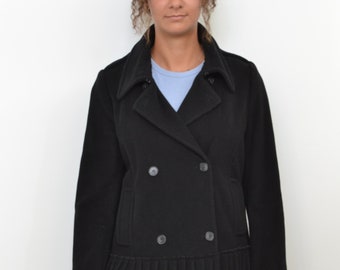 Intrend, groupe Max Mara, jupe plissée des années 90 manteau en laine