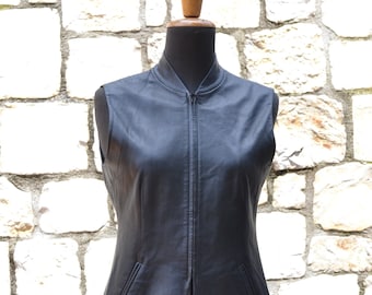 DKNY - Vintage leather vest women