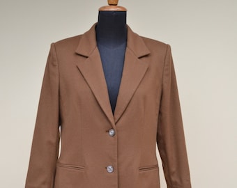 Luisa Spagnoli Camel cachemire femme blazer