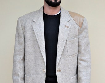 Herringbone men's blazer by Les Copains