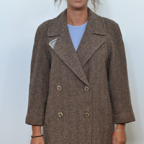 Herringbone Coat Etsy